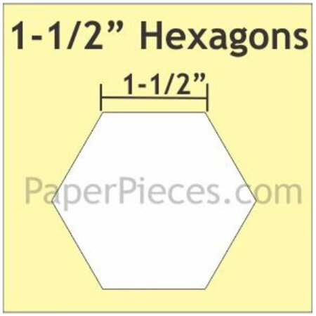 1.5" Hexagons