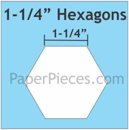 1.25" Hexagons by Paper Pieces