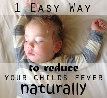 1 easy way to reduce fever naturally for babies and toddlers