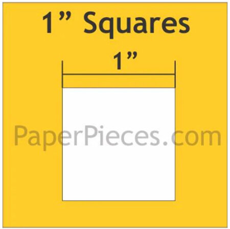 1" Squares by Paper Pieces