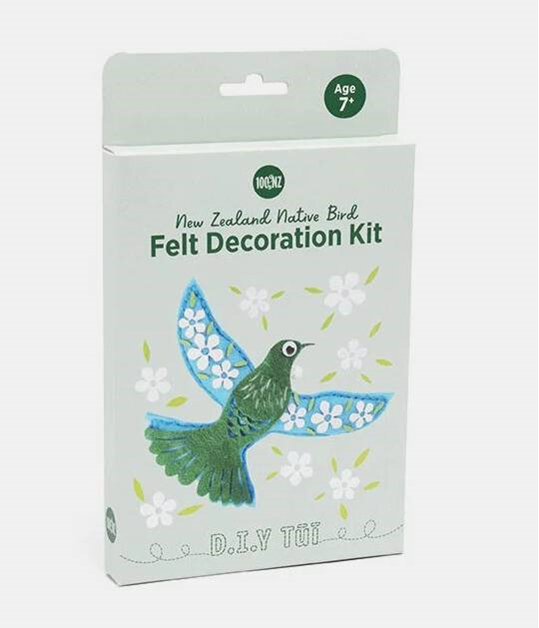100% NZ Felt Native Bird Decoration Kit DIY Tui