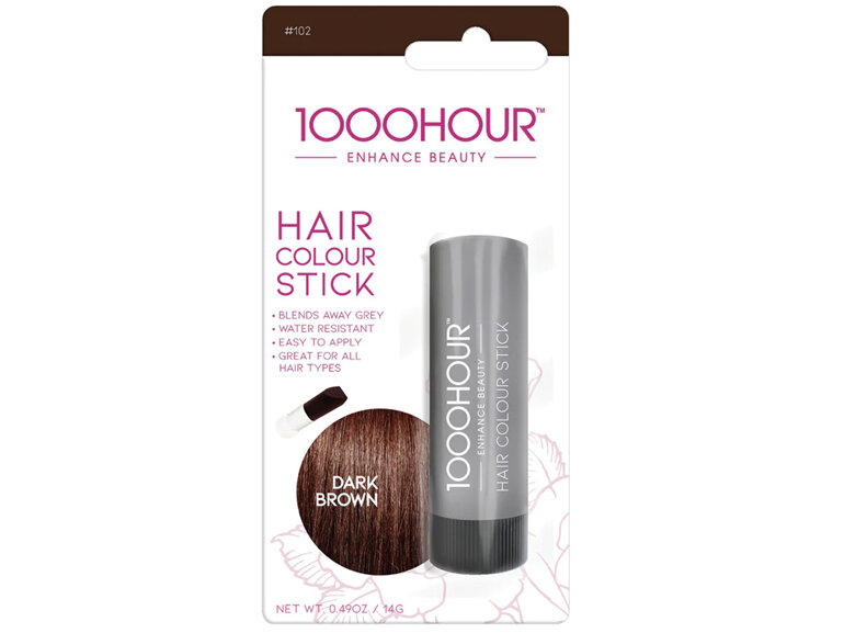 1000 Hour Hair Colour Stick Dark Brown 14g