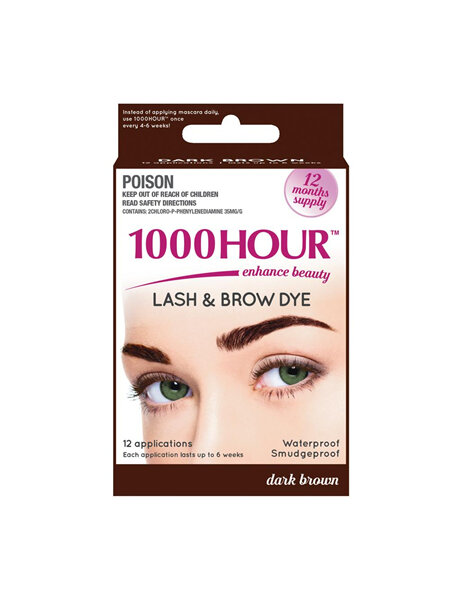 1000 Hr Eyelash/Brow Tint Dk Brown
