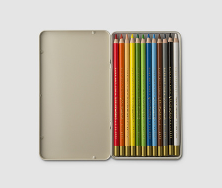 12 Colour Pencils - Printworks