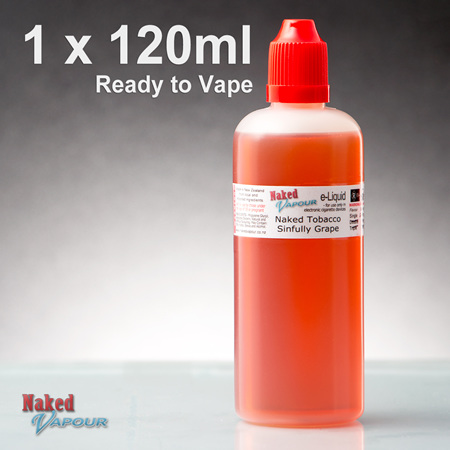 120ml - Ready to Vape - Naked Vapour e-Liquid