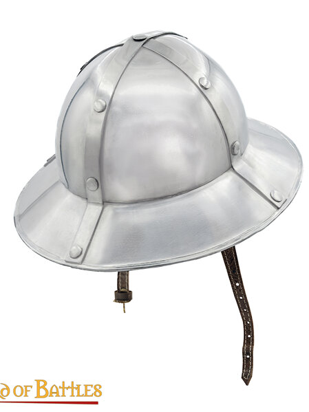 13th Century - 15th Century Kettle Helmet with Round Top