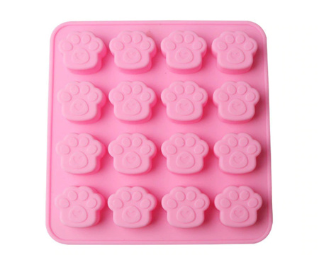 16 PAWS SILICONE MOULD