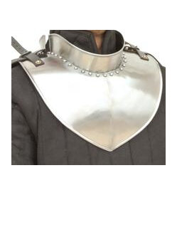 16th Century Gorget with Back Plate and Standing Collar