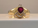 18ct Ruby and Diamond ring