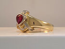 18ct Ruby and Diamond ring