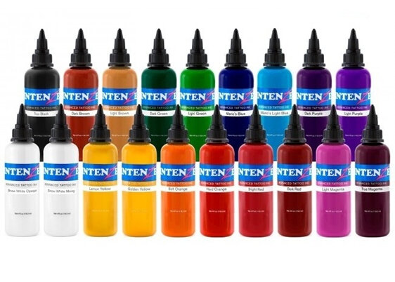 19 Color Tattoo Ink Set 1oz