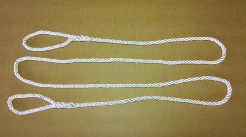 190cm Long double loop, 6mm Soft Nylon
