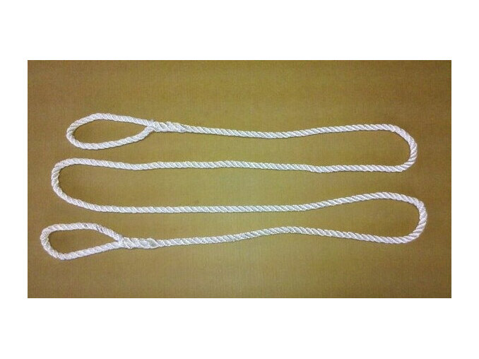 190cm Long double loop, 6mm Soft Nylon