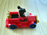 1993 McDonald's Disney Fun Rides Micky Mouse In Fire Truck