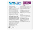 1pk NEXGARD chew for dogs 10.1-25 kg