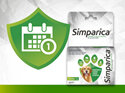 1pk Simparica Chew for Dogs 20 to 40kg treats fleas, ticks & mites