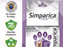 1pk Simparica Chew for Dogs 2.5 to 5.0kg treats fleas. ticks & mites