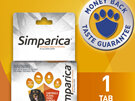 1pk Simparica Chew for Dogs 5.0 to 10kg treats fleas, ticks & mites