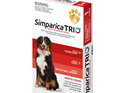 1pk Simparica Trio Extra Large 40.1kg- 60kg