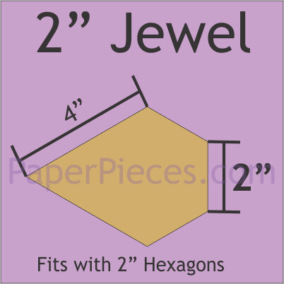 2" Jewel - 144 Pieces