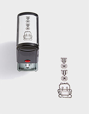 2 Medals & Mission Self-Inking Stamp - available from Edify
