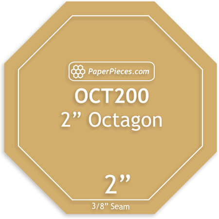 2" Octagon Acrylic Template