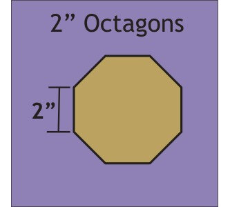 2" Octogon Paper Pieces