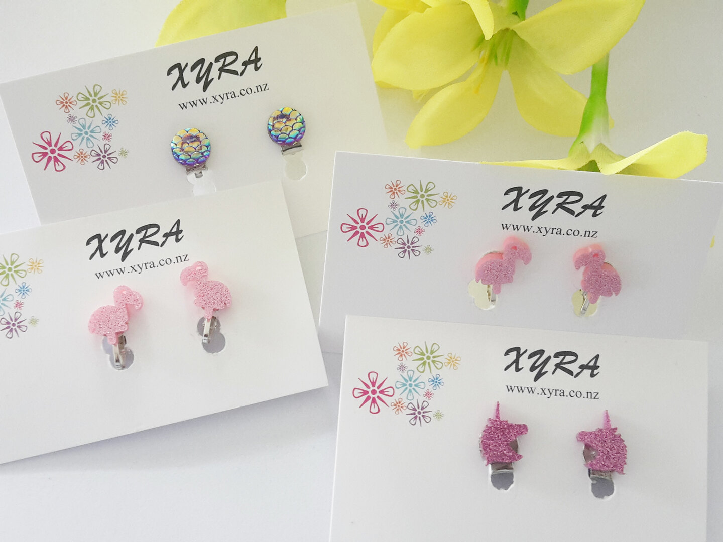 Clip-on Earrings for kids and teens - so many designs to choose from.