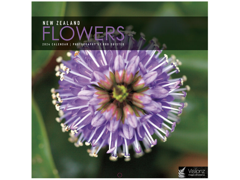 2024 Mini Wall Calendar New Zealand Flowers Photography by Rob Suisted