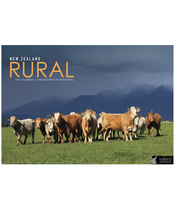 2024 Wall Calendar New Zealand Rural Photography by David Wall
