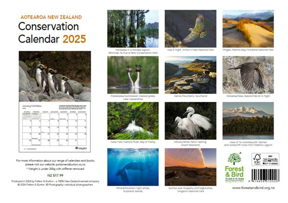 2025 Conservation calendar