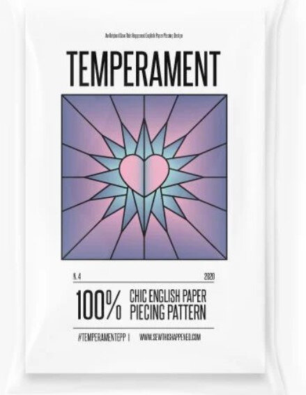 20in Temperament Block Pattern by Courtney Reid