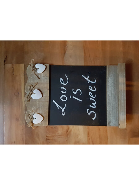 3 Heart Table Sign