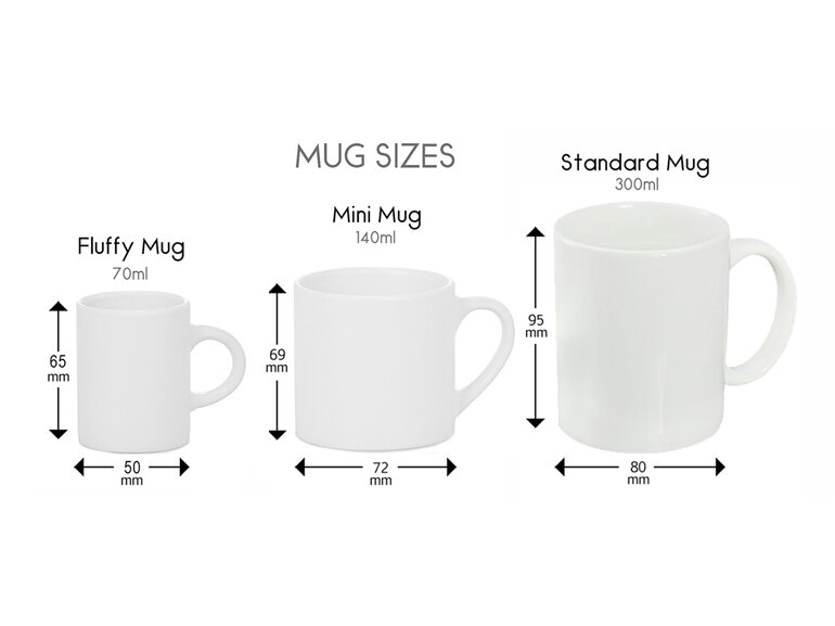 3 mug sizes