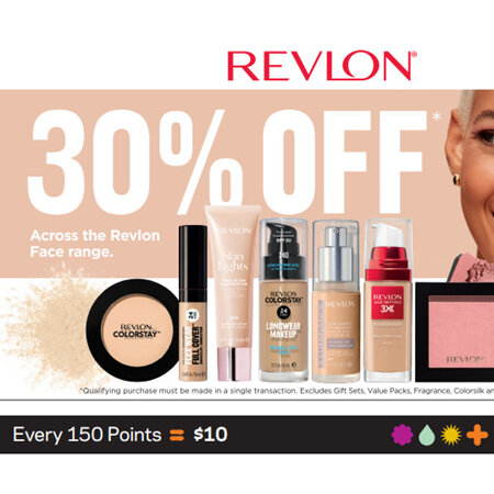 30% Off Revlon Face
