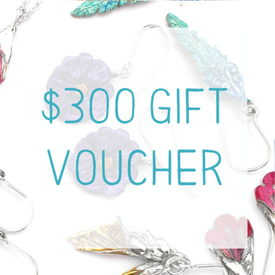 $300 gift voucher gift card lilygriffin jewellery online ecard