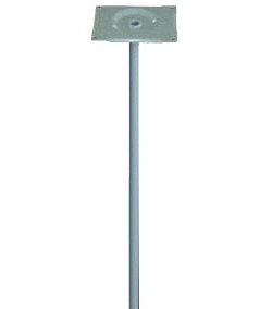 30mm Std Round Steel Mounting Post