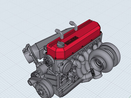3D Resin Printed Engines