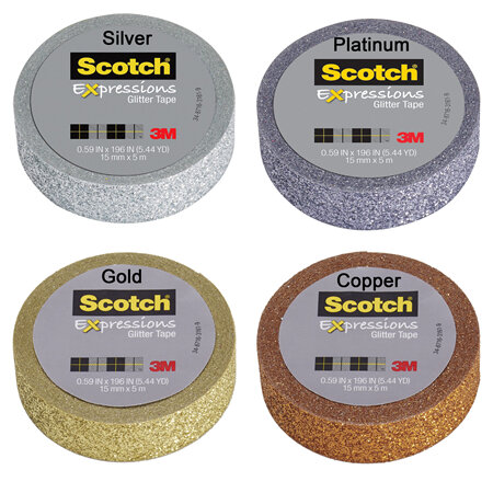 3M Scotch Washi Tapes - Glitters