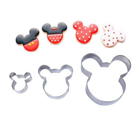 3pk Mickey Mouse Cookie Cutters