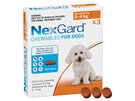 3pk NEXGARD chew for dogs 2-4 kg