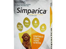 3pk Simparica chew for Dogs 1.3 to 2.5kg treats fleas, ticks & mites