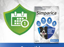 3pk Simparica chew for Dogs 10 to 20kg fleas, ticks & mites