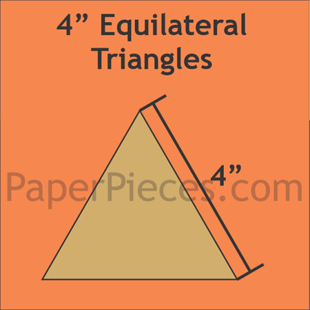 4" Equilateral Triangle Acrylic Template
