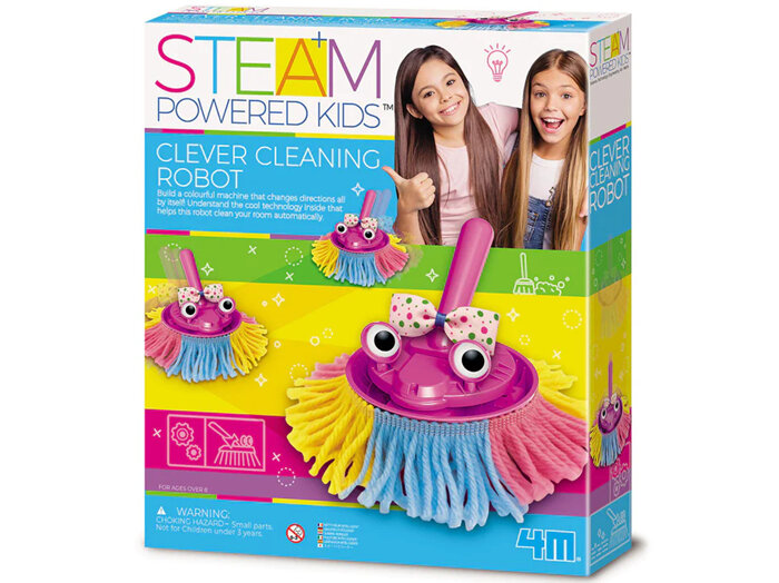 4M Clever Cleaning Robot stem steam