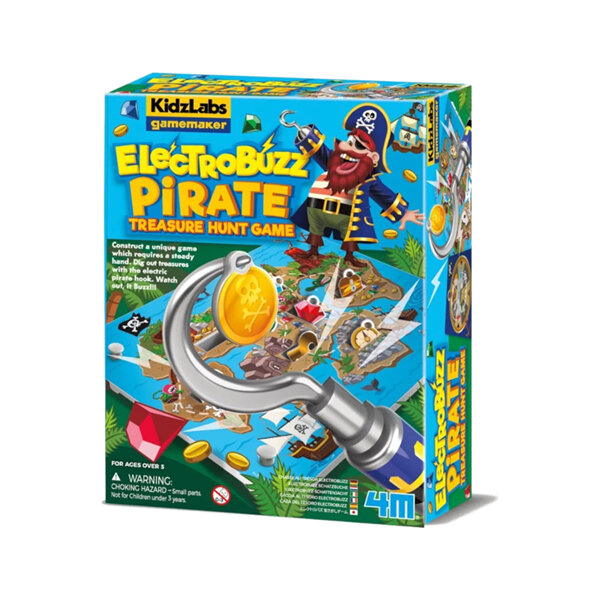 4M Electro Buzz Pirate Treasure Hunt Game & Kit