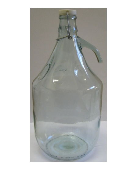 5 L Glass Jar with Swing Lid (demijohn)