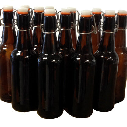 500ml Glass Flip-Top Bottles