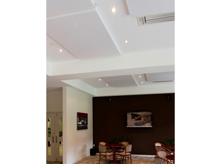 500mm Quietspace panels on ceiling