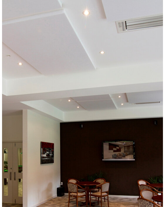 500mm Quietspace panels on ceiling